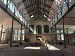 Implantation des files de chantier-Palais Rameau à Lille 59, dans les Hauts-de-France