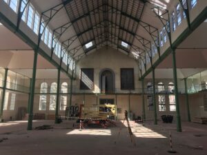 Implantation des files de chantier-Palais Rameau à Lille 59, dans les Hauts-de-France