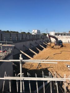 Implantation des pieux béton-Collegien dans le 77, en Seine-et-Marne dans la région Île-de-France